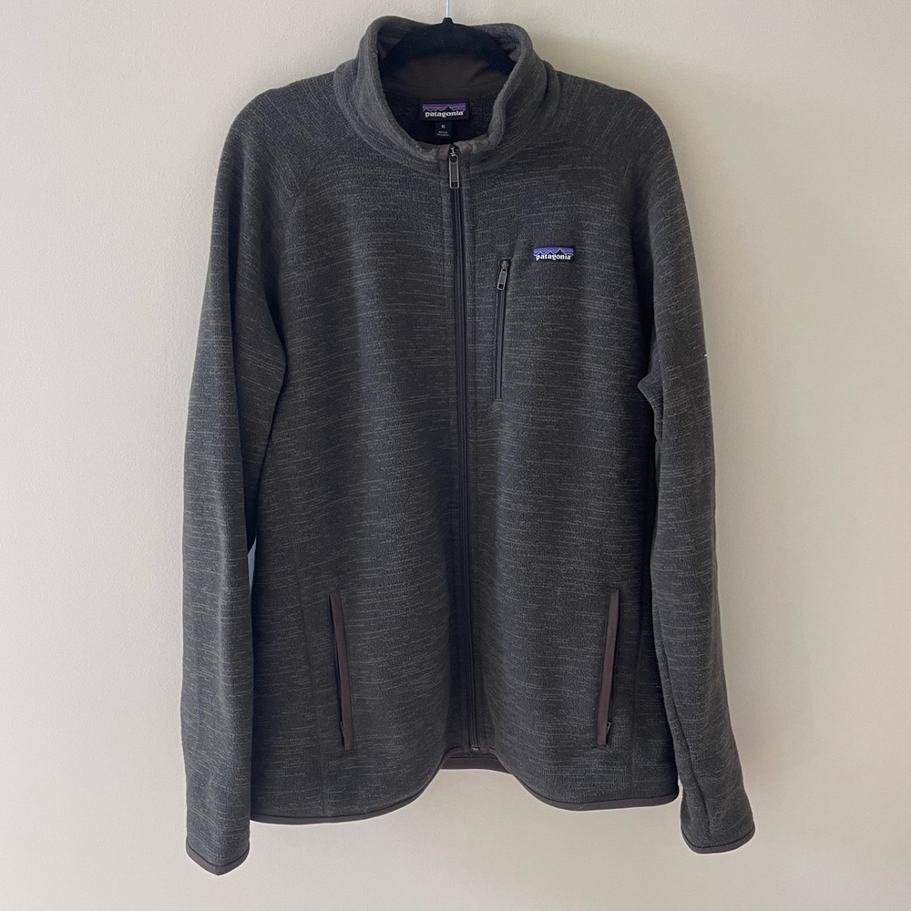 Patagonia Men’s XL Fleece Quarter Zip – Brownish Grey